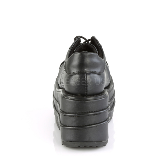 Mens Gothic Platform Lace Up Oxford Shoes